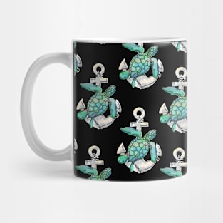 Turtle anchors Mug